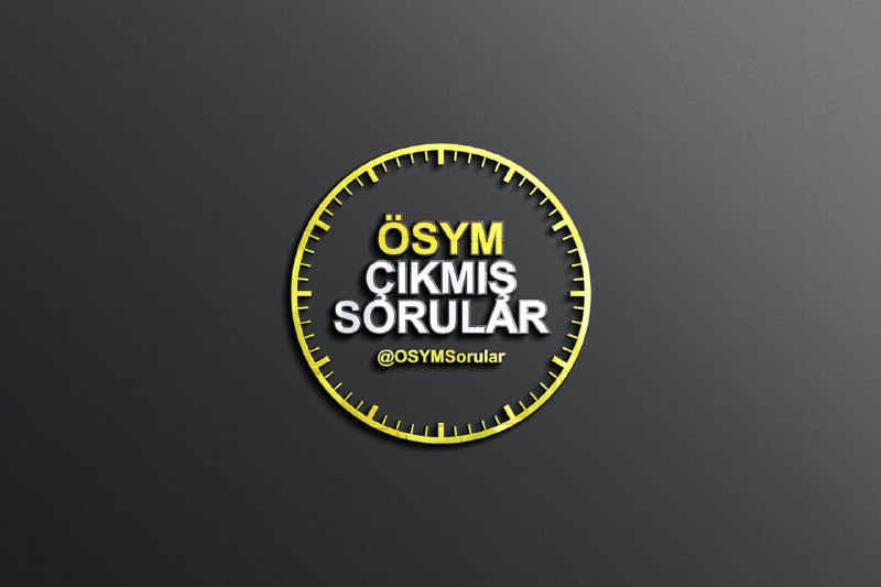 ***✅*** ÖSYM ÇIKMIŞ SORULAR ve ÇÖZÜMLERİ