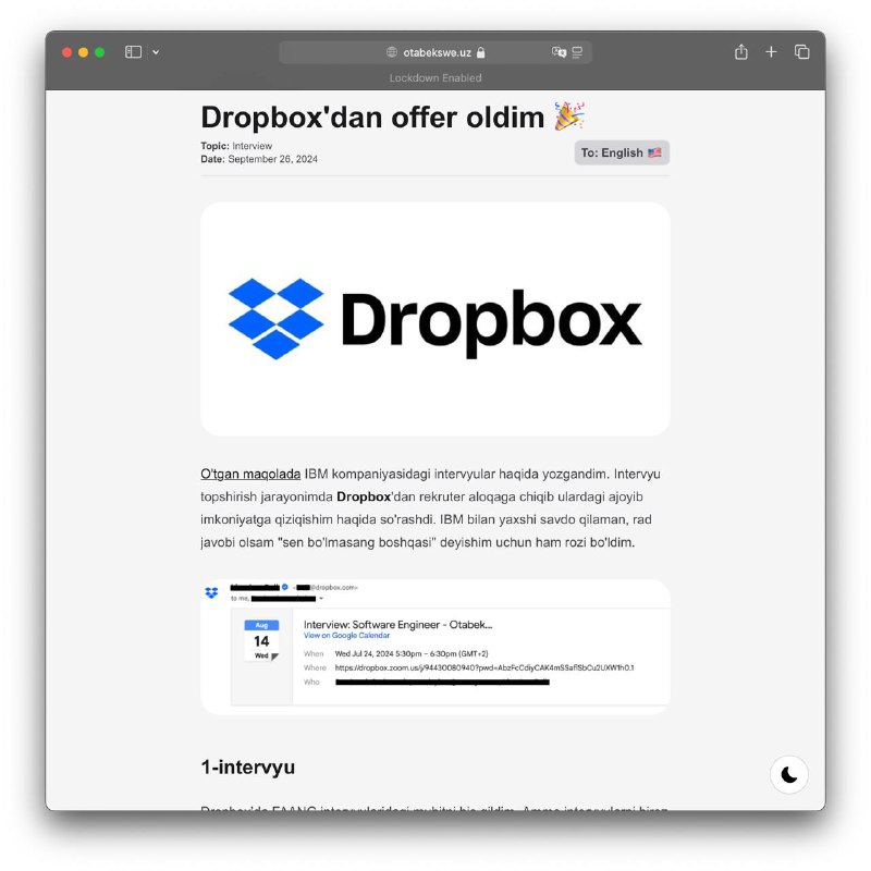 **Dropbox'dan offer oldim ***🎉*****