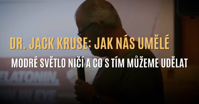 Fascinující přednáška neurochirurga dr. Jacka Kruse …