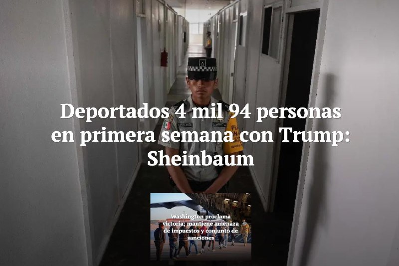 **4 mil 94 personas deportadas en …