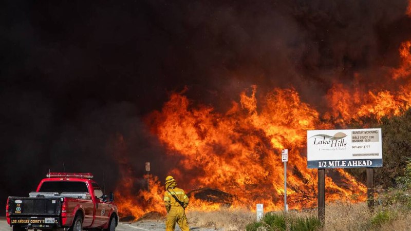 EN IMAGES. Nouvel incendie près de …