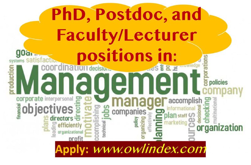 Position in "Management, Business &amp; Management, …