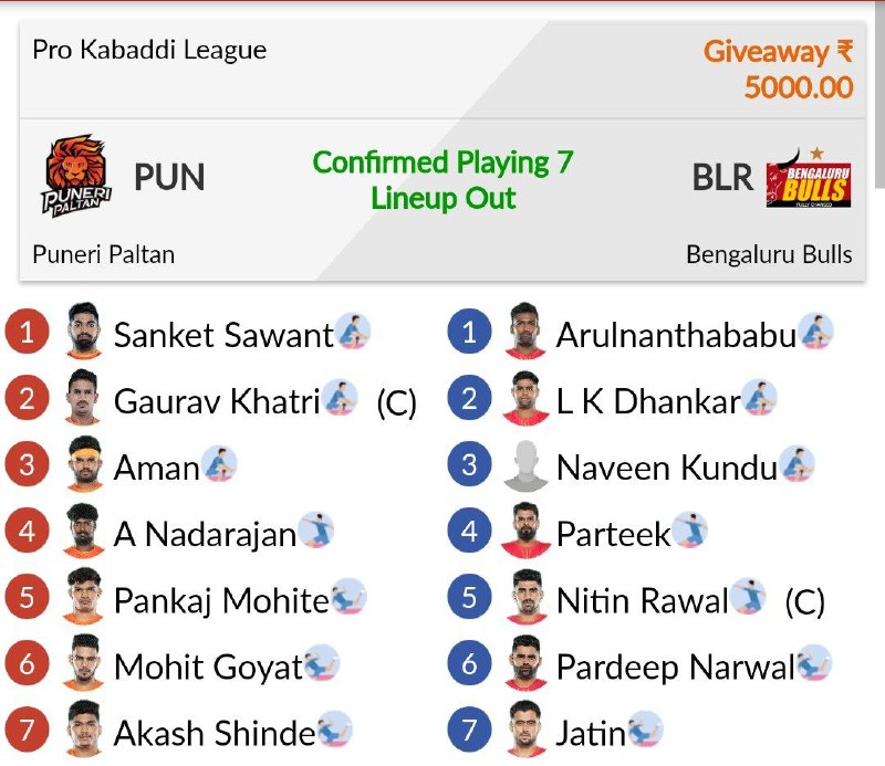 Possible11 - Fantasy Kabaddi Prediction