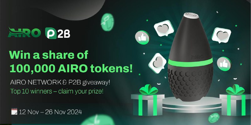 ***🚀*** Join the AIRO NETWORK Giveaway! …