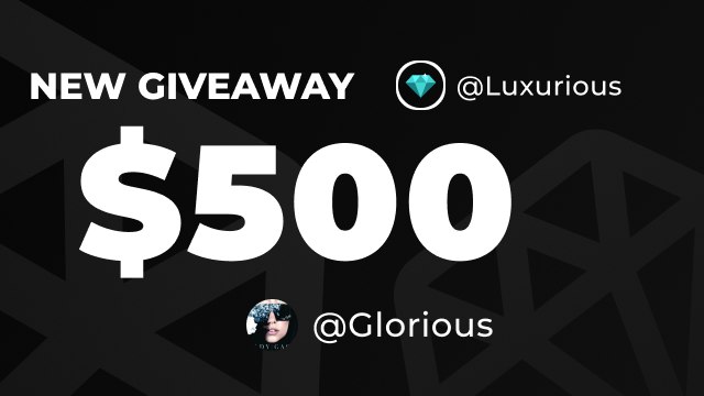 **$500 GIVEAWAY**