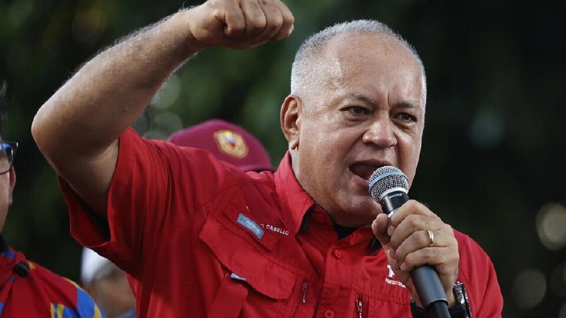 Diosdado Cabello, ministro de Interior y …