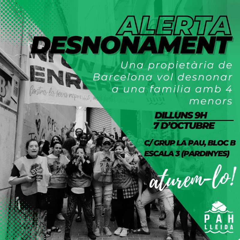 ***⚠*** ALERTA DESNONAMENT***⚠️***