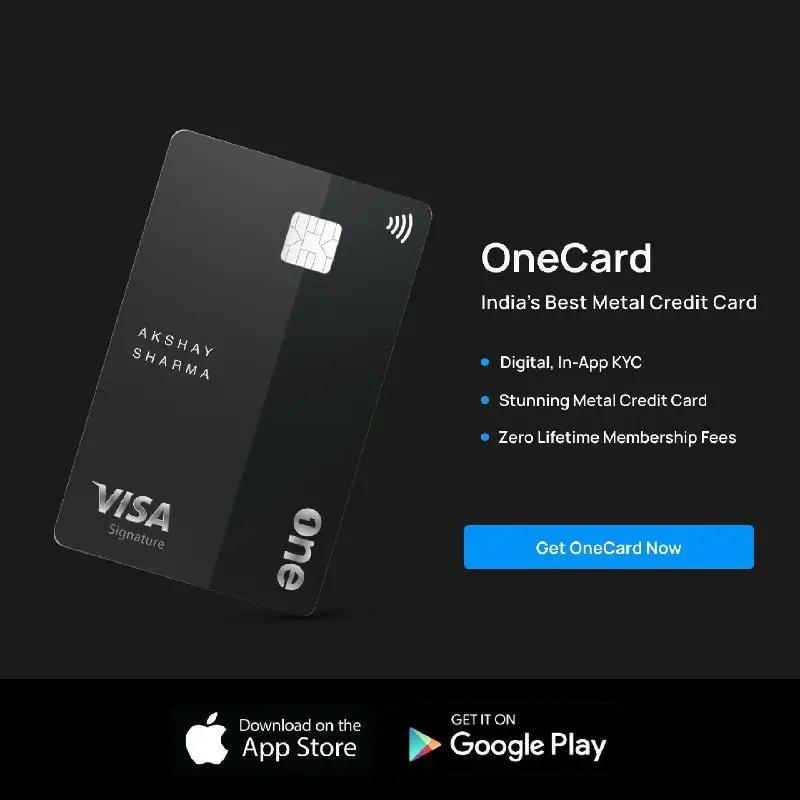 **OneCard is India’s Mobile-First Metal Credit …