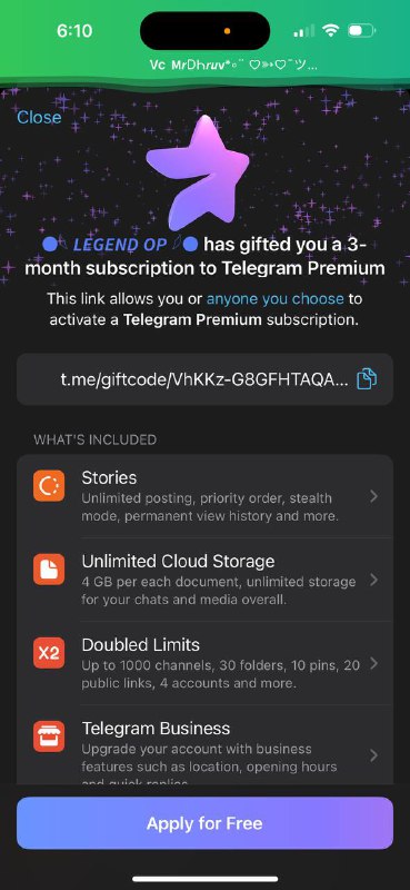 Tg premium 3 month link ***😎*** …