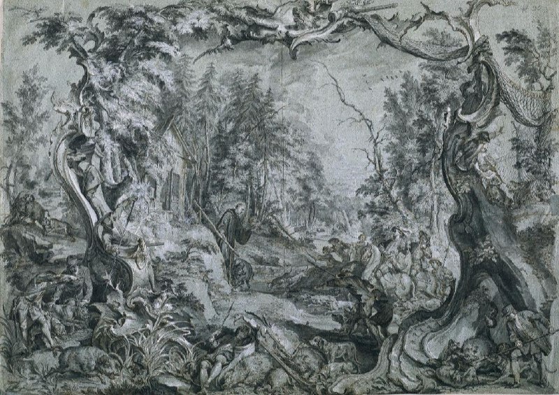 *Saint Deicolus and the Boar,* 1747 …