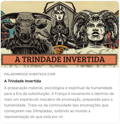 **A TRINDADE INVERTIDA**Você conhece a fé …