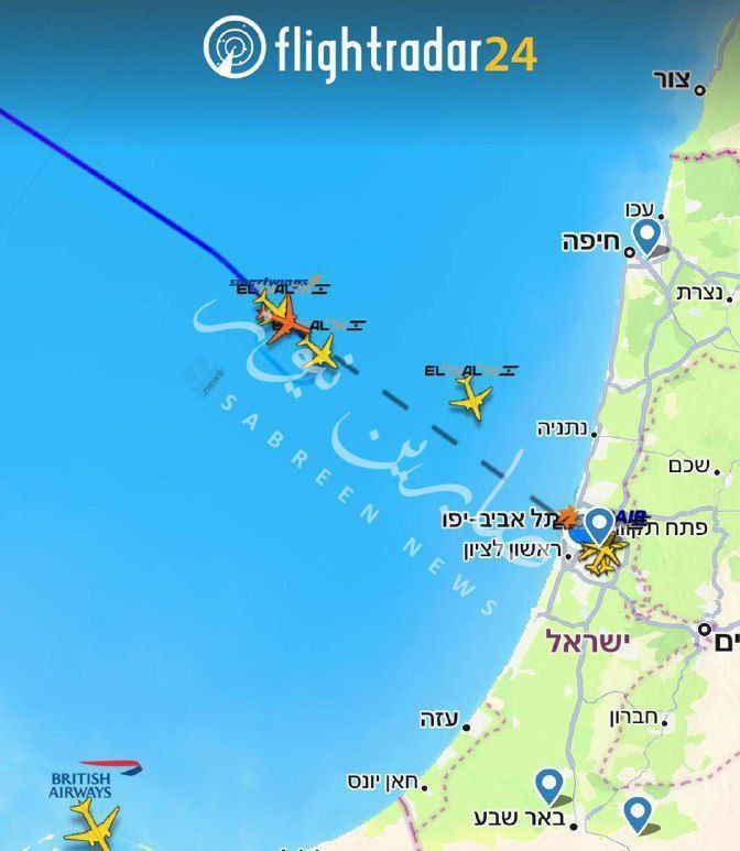 ***⭕*** Situasi bandara Ben-Gurion setelah serangan …