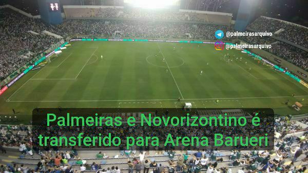 O confronto entre **Palmeiras** e Novorizontino, …