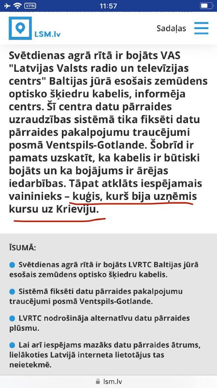 Kārtējā melu propaganda melu portālā LSM.