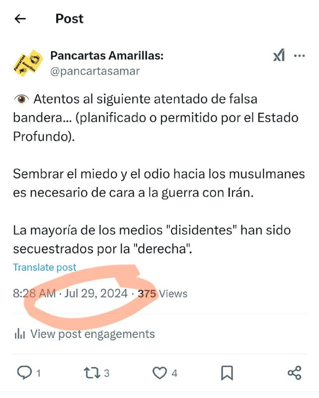 Los últimos acontecimientos eran previsibles, y …