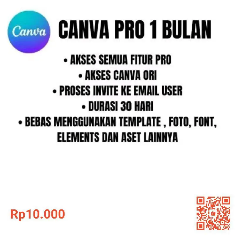 Saya menjual CAN\_VA\_PRO\_PREMIUM seharga Rp10.000. Ayo …