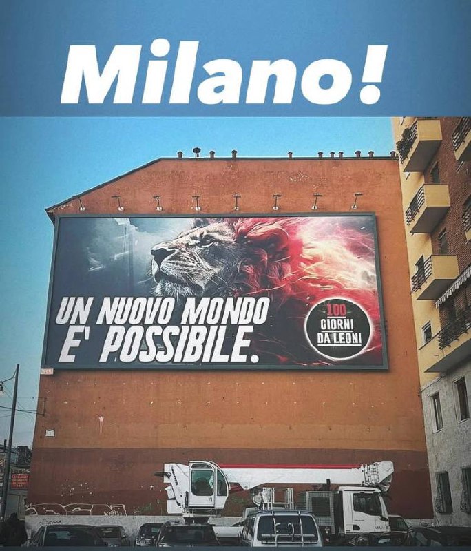 Milano, Piazza Sire Raul. Sono orgoglioso …