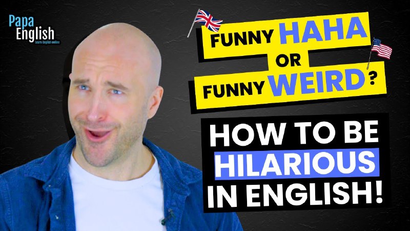 How to be FUNNY in ENGLISH!