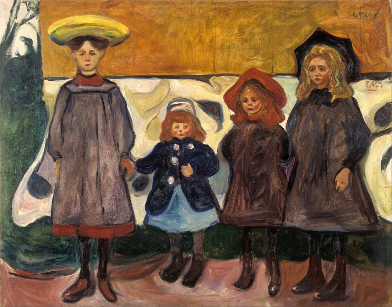 Edvard Munch Four Girls in Åsgårdstrand …