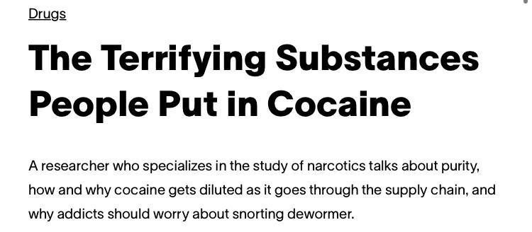 ***🚨*** **[ DON'T DO COCAINE ]** …