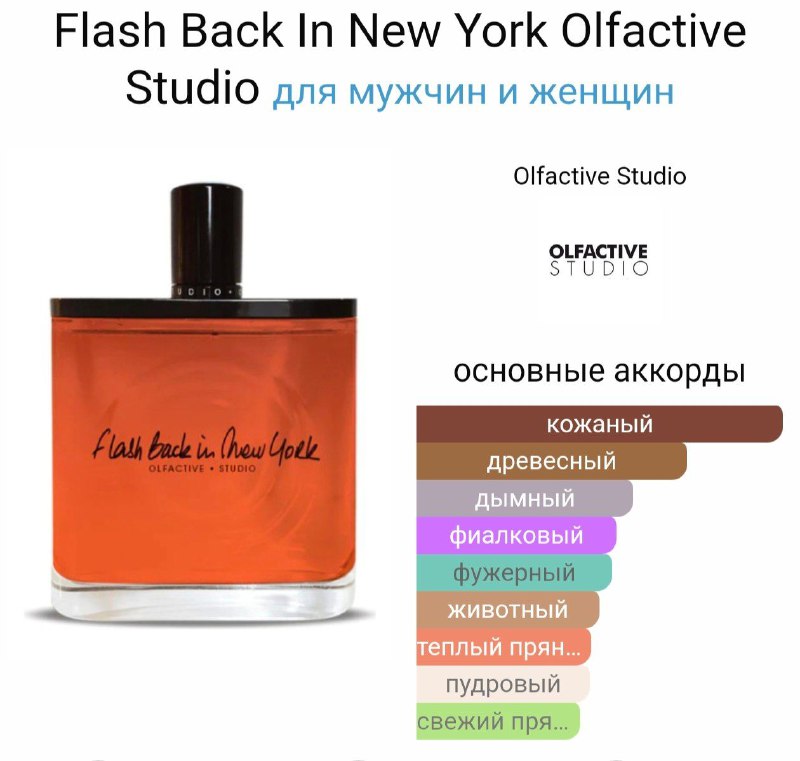 ***✨*****Flash Back In New York Olfactive …