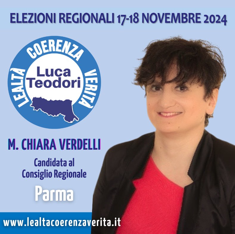 Sono Maria Chiara Verdelli,