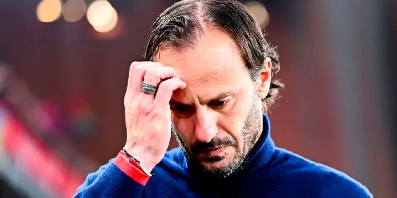 Le dichiarazioni dell'allenatore del Genoa dopo il poker subito contro l'Atalanta