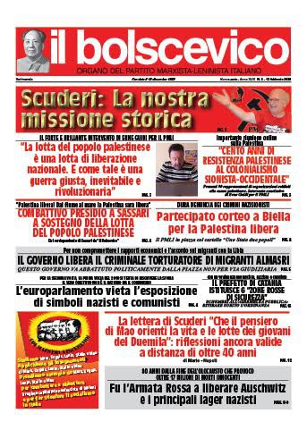 BUONA LETTURA DE "IL BOLSCEVICO" N.6/2025