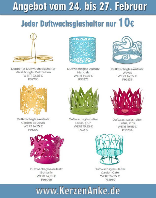 PartyLite-Angebote