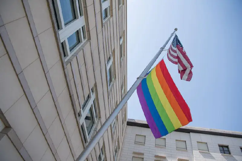 U.S. **Embassies Banned From Flying LGBTQ Pride Flags, House DEI Office Closed By Spending Bill**