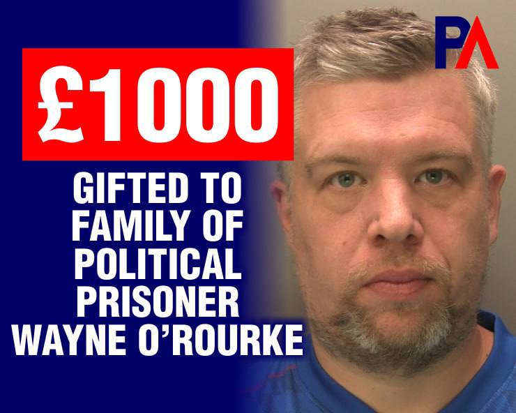 Patriotic Alternative have gifted £1000 to …