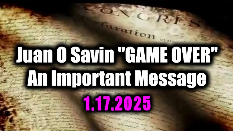 Juan O'Savin Game Over 1.17.25 - …