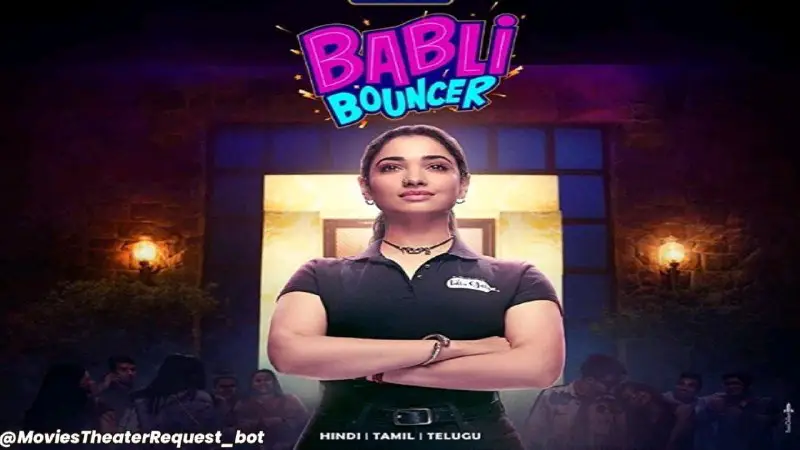 ***🎥*** 𝗧𝗶𝘁𝗹𝗲 :- Babali Bouncer