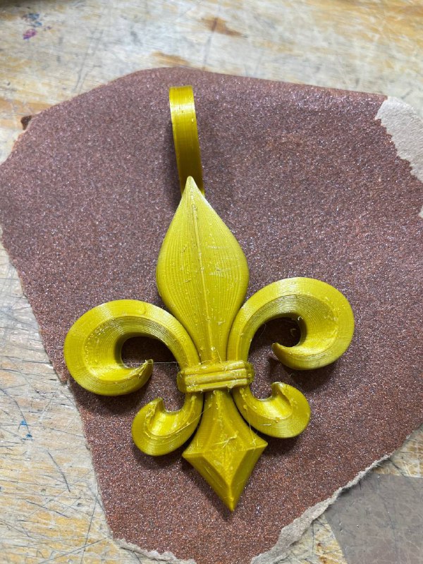From raw print sanding it to …
