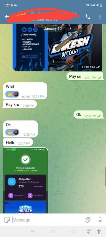 ANKESH_YT_FF PAYMENT PROOFS 💕💕