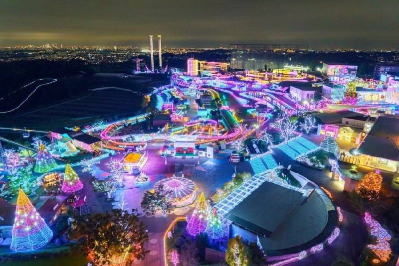 **Illumination du parc Yomiuri Land, Unagi, …