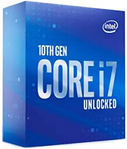 Intel Core i7-10700K, 3.80 GHz, attacco LGA1200, 125 Watt