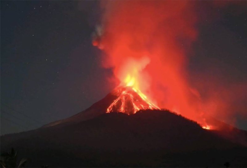 Mount Lewotobi, located in Indonesia's East …