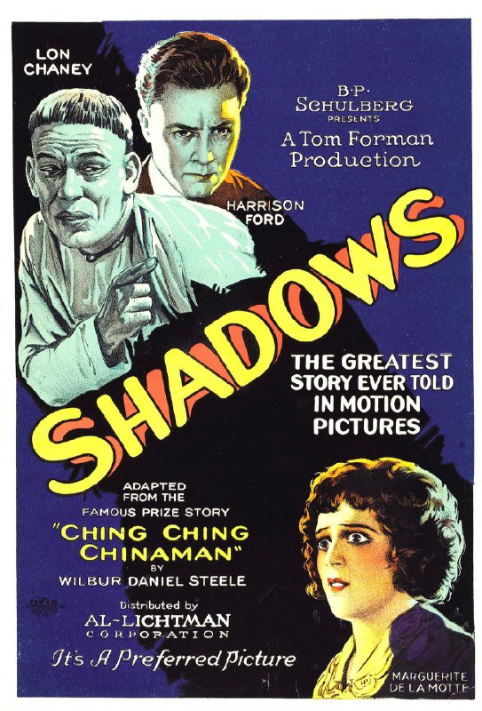 Shadows (1922 film), starring Lon Chaney