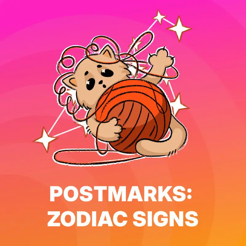 ***🤩*** **Attention! A new** **Postmarks: Zodiac …
