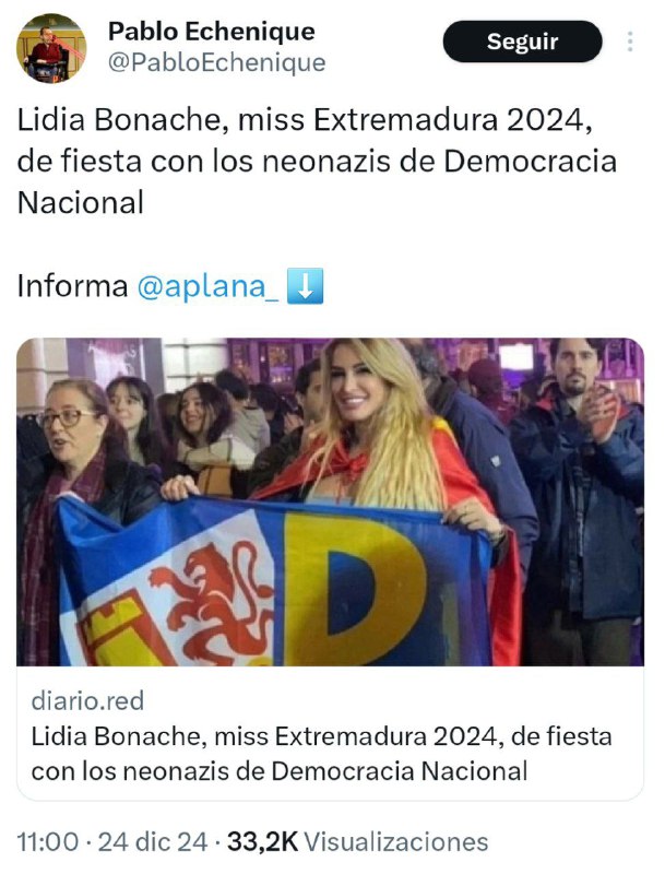 Una mujer bella como Miss Extremadura …