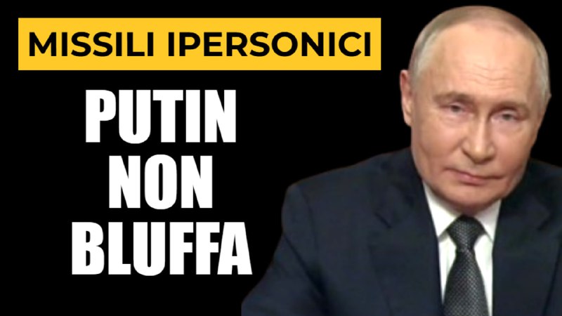 **MESSAGGIO DI PUTIN SUL LANCIO DI …