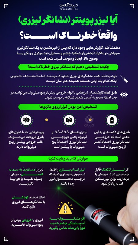 ***?*****آیا لیزر پوینتر (نشانگر لیزری) واقعاً …