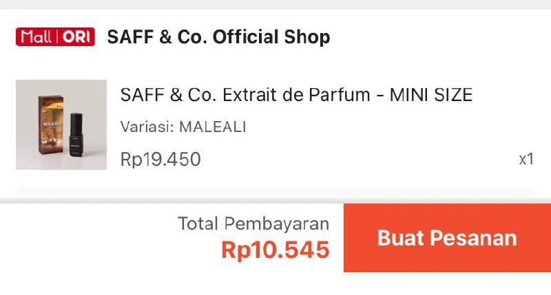 SAFF &amp; co mini size 10rb …