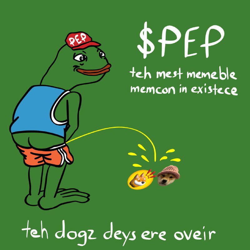 He, am $PEP, teh mest memebl …