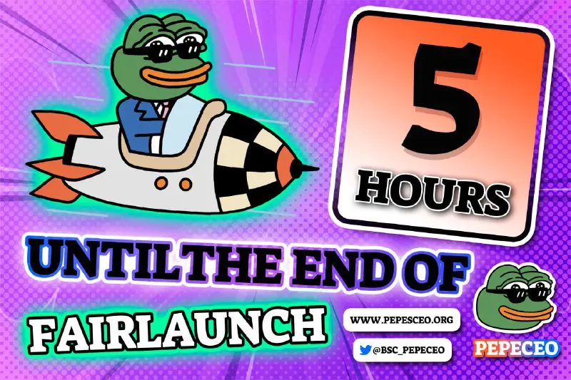 **5 hours until the end of** …