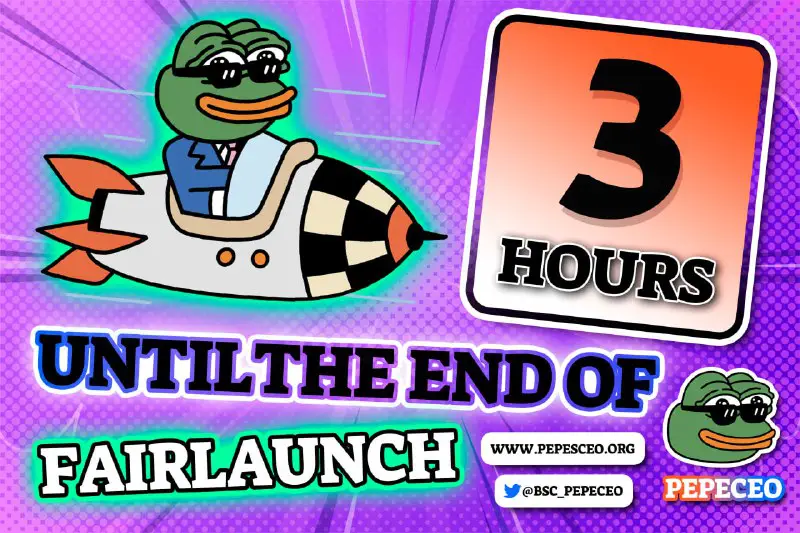 **3 hours until the end of** …