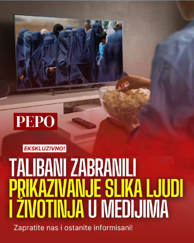 **Talibani zabranili prikazivanje slika ljudi i …