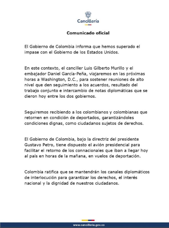 ***🇨🇴******✈️*** **Colombia asegura condiciones dignas para …