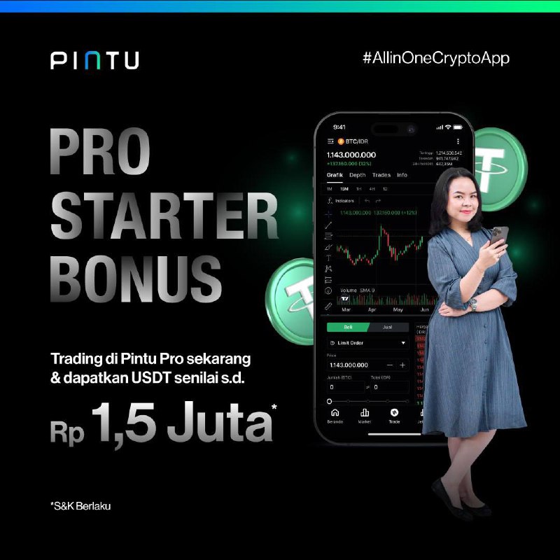 Hi Pintu Pro Traders! Mau bonus …